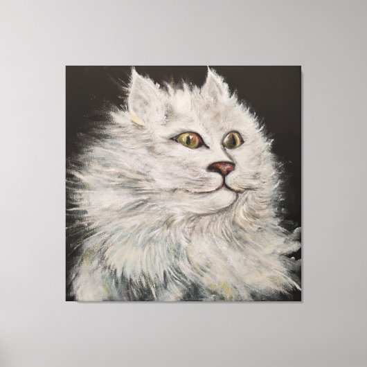 2013年のライオン猫 キャンバスプリント (正面)