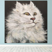 2013年のライオン猫 キャンバスプリント (インサイチュ (ウッドフロア))