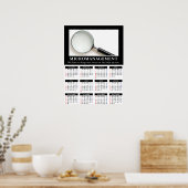 2013年の人口動態ウォールカレンダー： Micromanagement ポスター (キッチン)