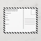 2013年の卒業キャップのクラス 案内ポストカード (裏面)