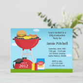 2013年の卒業BBQのパーティの招待状のクラス 招待状 (スタンド正面)