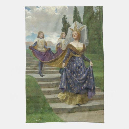 2013年の大婦人（ジョン・コリアー） キッチンタオル (縦)