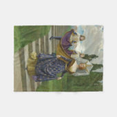 2013年の大婦人（ジョン・コリアー） フリースブランケット (正面(横))