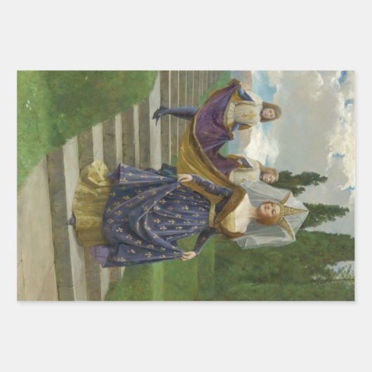 2013年の大婦人（ジョン・コリアー） ラッピングペーパーシート (正面)