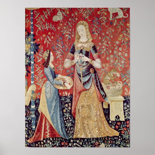 2013年の女性と一角獣（ユニコーン）: 「におい」 ポスター (正面)