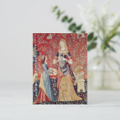 2013年の女性と一角獣（ユニコーン）: 「におい」 ポストカード (スタンド正面)