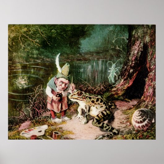 2013年の小さな老人の壁画ヴィンテージ ポスター (正面)