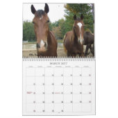 2013年の山の馬のカレンダー カレンダー (3月 2027)