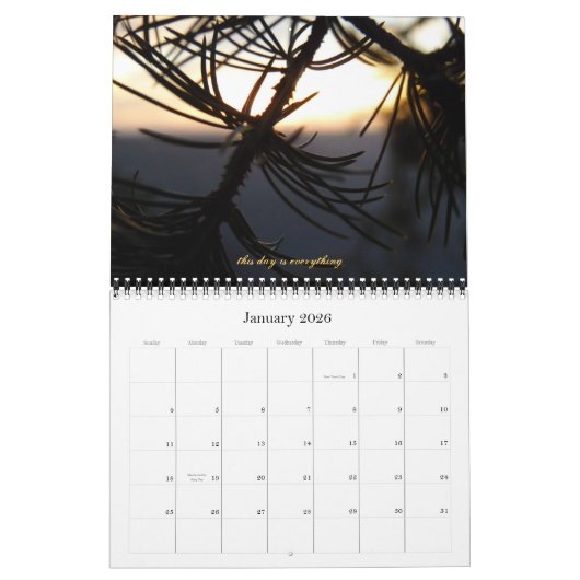 2013年の庭のカレンダー カレンダー (1月 2026)