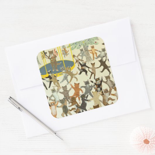 2013年の新しい始まり スクエアシール (封筒)