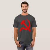 2013年の金槌と鎌(赤) Tシャツ (正面フル)