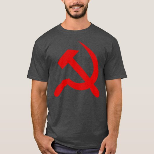2013年の金槌と鎌(赤) Tシャツ (正面)