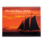 2013年のKey West (14 2月「1月13日「) カレンダー (カバー)