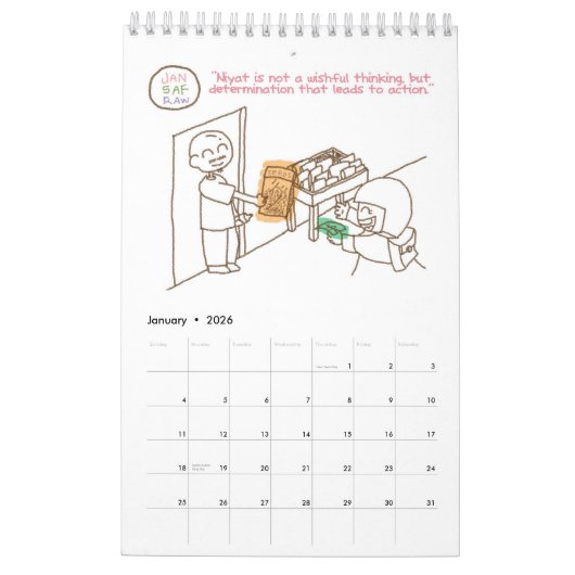 2013年のSpreadSalamのカレンダー カレンダー (1月 2026)