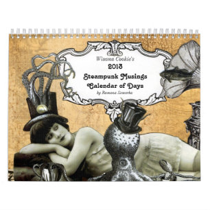 2013年のSteampunkの黙想のカレンダー カレンダー