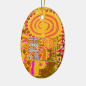 2013年のver。 霊気の治療のマスターの記号 セラミックオーナメント (左)