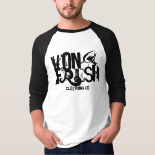 2013年のVonFreshの鮫の野球ジャージー Tシャツ