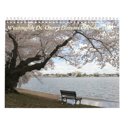 2013年のWashington D.C.の桜のカレンダー カレンダー (カバー)