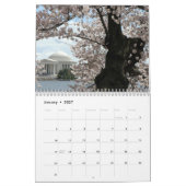 2013年のWashington D.C.の桜のカレンダー カレンダー (1月 2027)