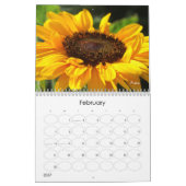 2013年を輝かせる カレンダー (2月 2027)