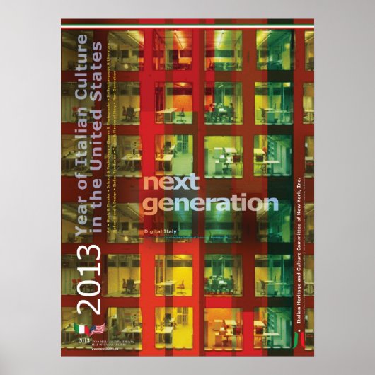 2013年イタリアイタリアン文化年ポスター ポスター (正面)