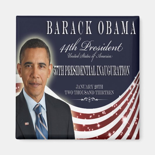 2013年オバマ磁石 マグネット (正面)