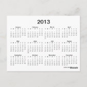 2013年カレンダージリン写真はがき ポストカード (裏面)
