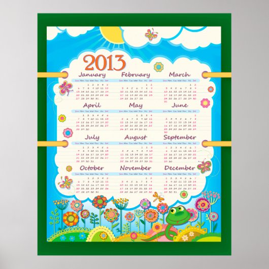 2013年カレンダー ポスター3枚セット ポスター (正面)