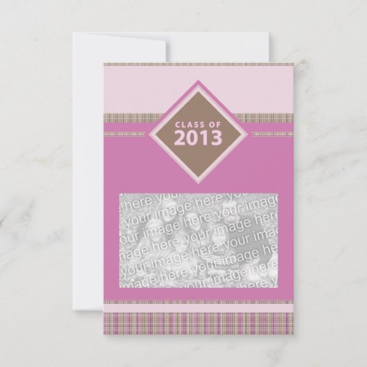 2013年クラス:プリード卒業 招待状 (正面)