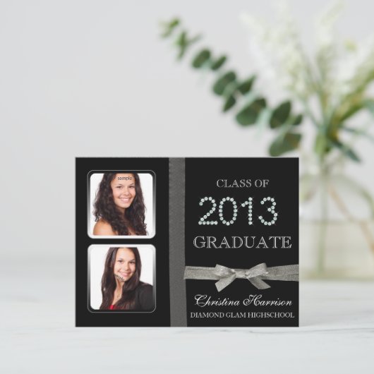 2013年グリッツGlamの卒業発表クラス 案内ポストカード (スタンド正面)