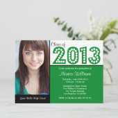 2013年グリーン卒業パーティ招待状 招待状 (スタンド正面)