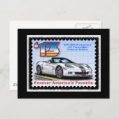 2013年コルベット60周年記念コンバーチブル ポストカード (正面/裏面)