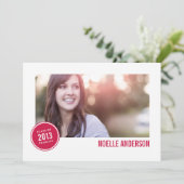 2013年バッジのクラス |卒業招待状 招待状 (スタンド正面)