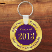 2013年パーソナライズされたクラス、クラス懇親会の好意 キーホルダー (正面)