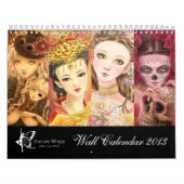 2013年ファンタジーのカレンダー- Mitzi佐藤Wiuff著芸術の カレンダー (カバー)