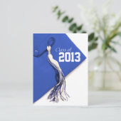 2013年ブルーキャップ王室の卒業はがきのクラス 案内ポストカード (スタンド正面)