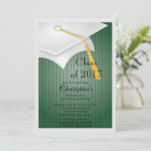 2013年ホワイト·グラッド·キャップ卒業パーティーのクラス 招待状 (スタンド正面)