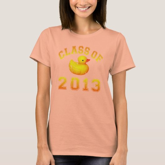 2013年ラバーダッキーのクラス – 黄色/オレンジ Tシャツ (正面)