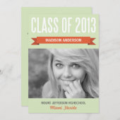 2013年レトロクラス|卒業招待状 招待状 (正面/裏面)