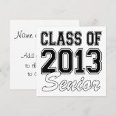 2013年上級 招待状 (正面/裏面)