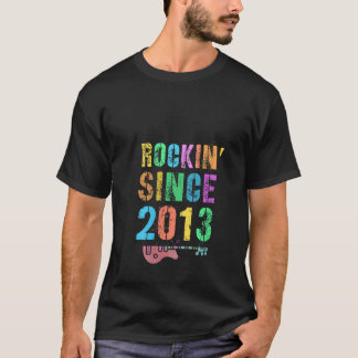 2013年以来のウォメンズロックイン'ヴィンテージロックスター10Th Bi Tシャツ