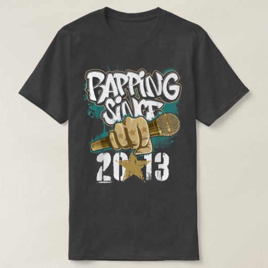 2013年以来9番目の誕生日Rapperヒップホップ音楽L Tシャツ (デザイン正面)