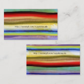 2013年動揺して手作り名刺 名刺 (正面/裏面)