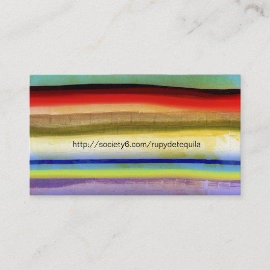 2013年動揺して手作り名刺 名刺 (正面)