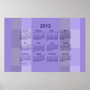 2013年壁掛けカレンダー ポスター