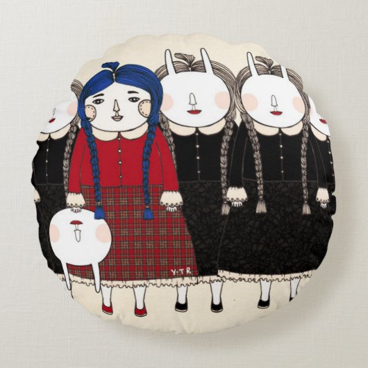 2013年始まります ラウンドクッション (正面)