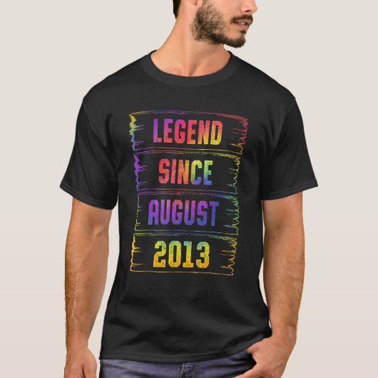 2013年威厳がある10歳の誕生日から伝説 Tシャツ (正面)