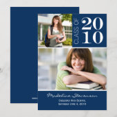 2013年度卒業のお知らせ 下にスクロールしてください 案内状 (正面/裏面)