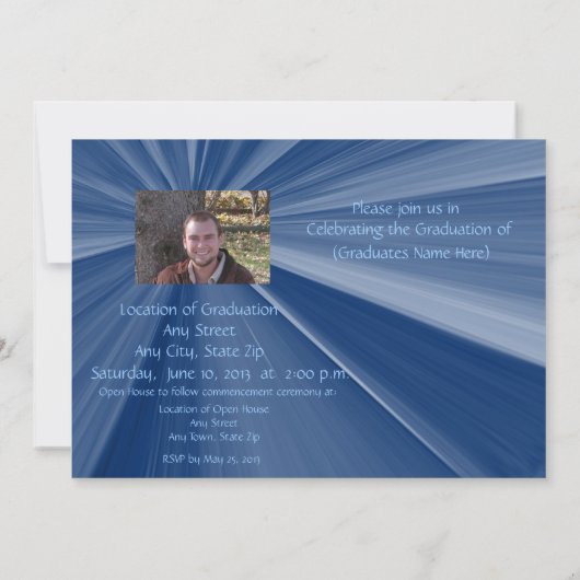 2013年度卒業のお知らせ 招待状 (裏面)