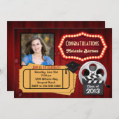 2013年度演劇学科卒業生 卒業式招待状 招待状 (正面/裏面)